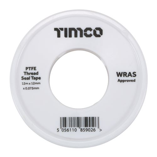 TIMCO PTFE Thread Seal Tape nan 12m x 12mm Pack 2.0