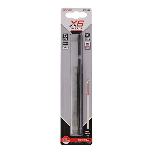 TIMCO X6 Impact Pozi Driver Bit No.2 x 150 Pack 1