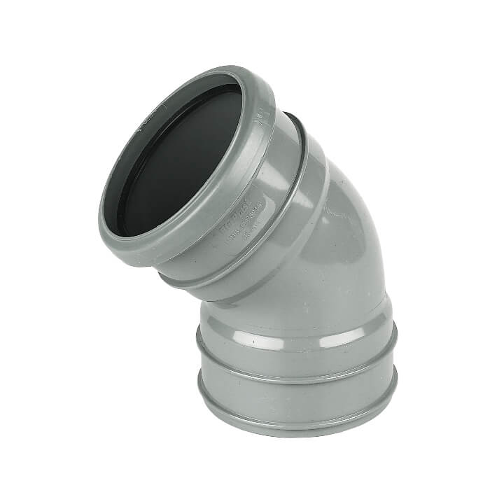 FLOPLAST RING-SEAL O/SET BND TOP 135D;4" SOIL/110MM G