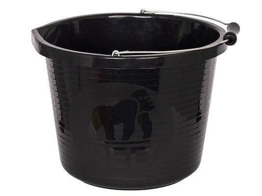 RedGorilla PRM/BK Premium Bucket 14 litre (3 gallon) - Black