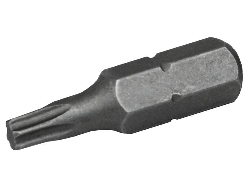 Faithfull FAISBT1025 Star S2 Grade Steel Screwdriver Bits TX10 x 25mm Pack of 3 |