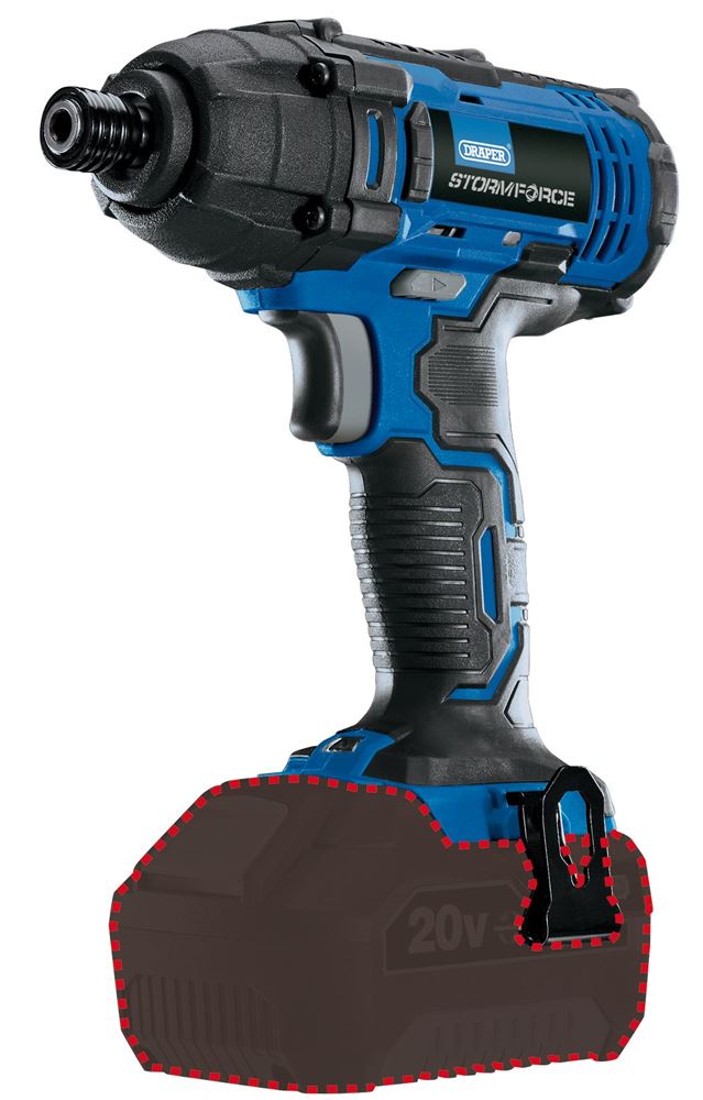 DRAPER 89520 - Draper Storm Force® 20V Cordless Impact Driver (Sold Bare)