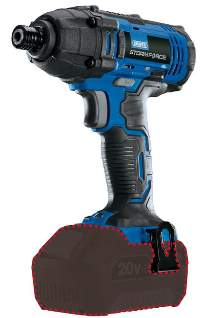 DRAPER 89520 - Draper Storm Force® 20V Cordless Impact Driver (Sold Bare)