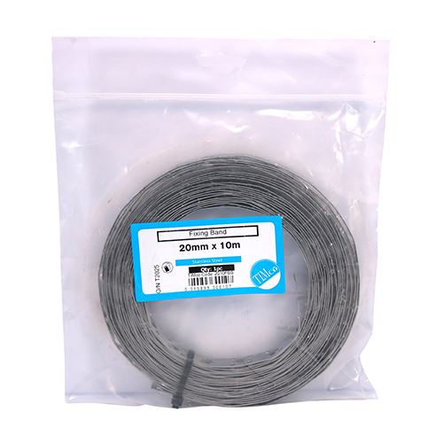 TIMCO Fixing Band - Stainless 20mm x 10m Pack 1