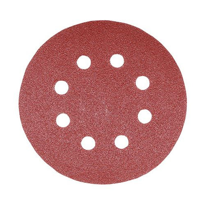 TIMCO Orbital Sanding Discs Mix Set 125mm (80/120/180) Red Pack 5