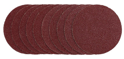 Draper 125MM SANDING DISC 40G 02693 Sanding Discs, 125mm, Hook & Loop (Pack of 10)