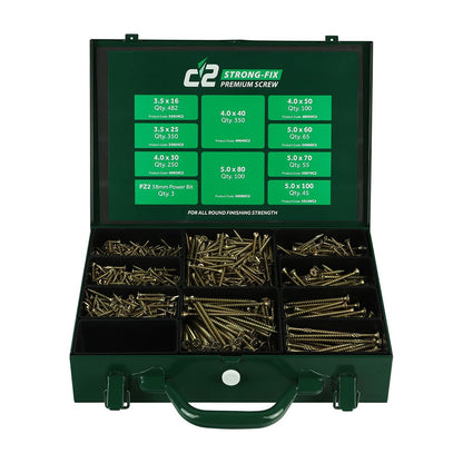 TIMCO C2 Strong-Fix Trade Case ZYP 1,798 pcs Gold Pack 1