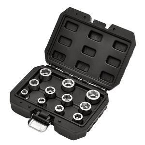 Draper BOLT EXTRACTOR 3/8DR 11PC 13894 13894 Bolt Extractor Socket Set, 3/8" Sq. Dr. (11 Piece)