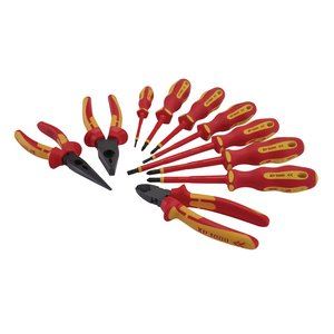 Draper XP1000 10PC S/DR & PLIER SET 94859 94859 VDE Screwdriver and Pliers Set (10 Piece)