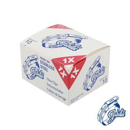 TIMCO Jubilee Clip SS 30-40mm Pack 10