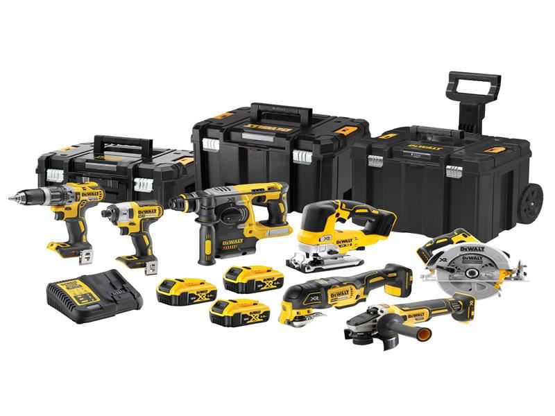 DeWalt DCK755P3T-GB DCK755P3T XR Brushless 7 Piece Kit 18V 3 x 5.0Ah Li-ion