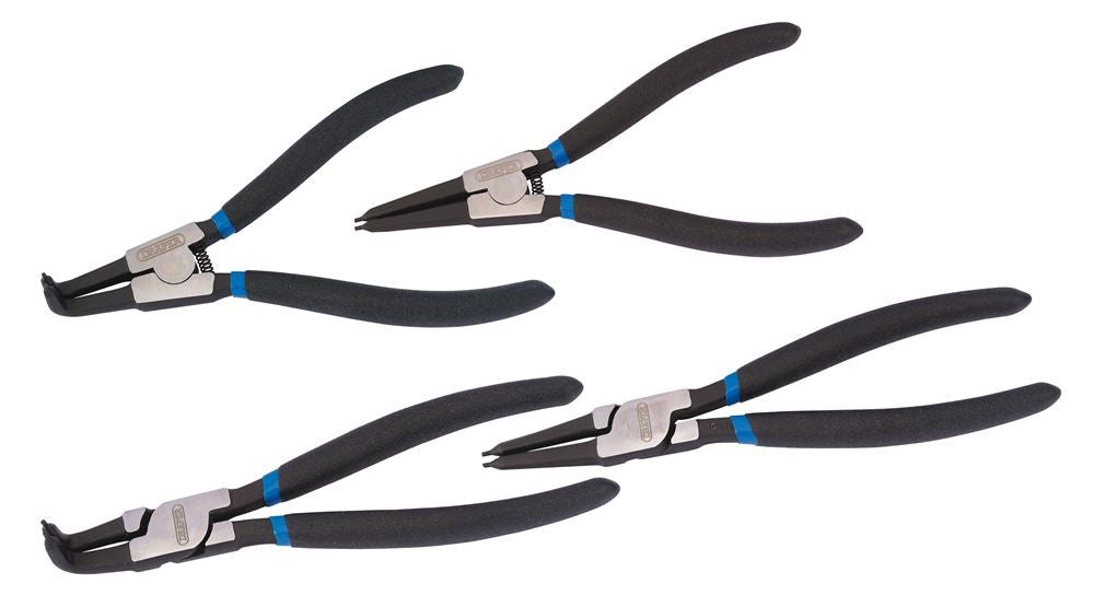 Draper SET OF 4 CIRCLIP PLIERS. 38999 Internal and External Circlip Pliers Set (4 Piece)
