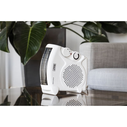 Sealey FH2010 Fan Heater with 2 Heat Settings & Thermostat 2000W/230V | 1000/2000W, Thermostat, Tip-Over Switch | Tough composite case with integral