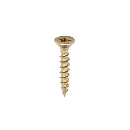 TIMCO Classic Screw PZ2 CSK ZYP 4.5 x 16 Gold Pack 200