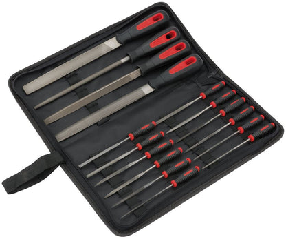 Draper 16PC FILE SET 68904 Draper Redlineâ„¢ File Set (16 Piece)