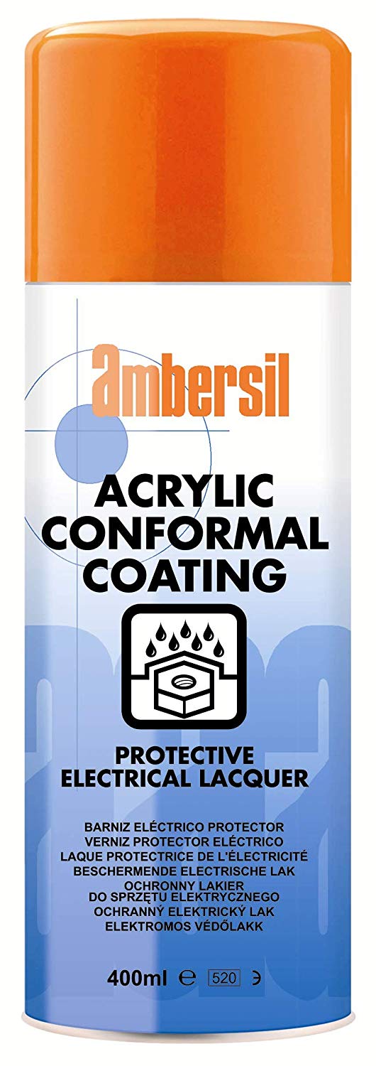 Ambersil 30235 - 400ml Acrylic Conformal Coating Anti Corosion PCB's