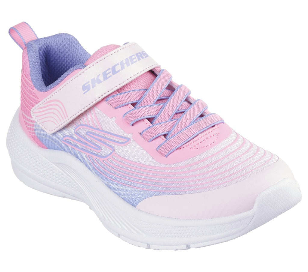 Skechers Microspec Advance Girls Shoes | Pink | sz 1