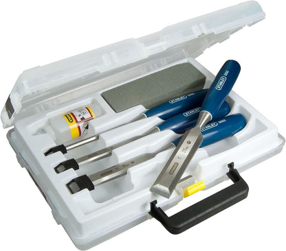 Stanley 5002 Bevel Edge Chisel Set 6pc with Oilstone Woodworking