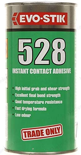 EVO STIK 528 500ml Instant High Grab Contact Adhesive Glue Fast Drying