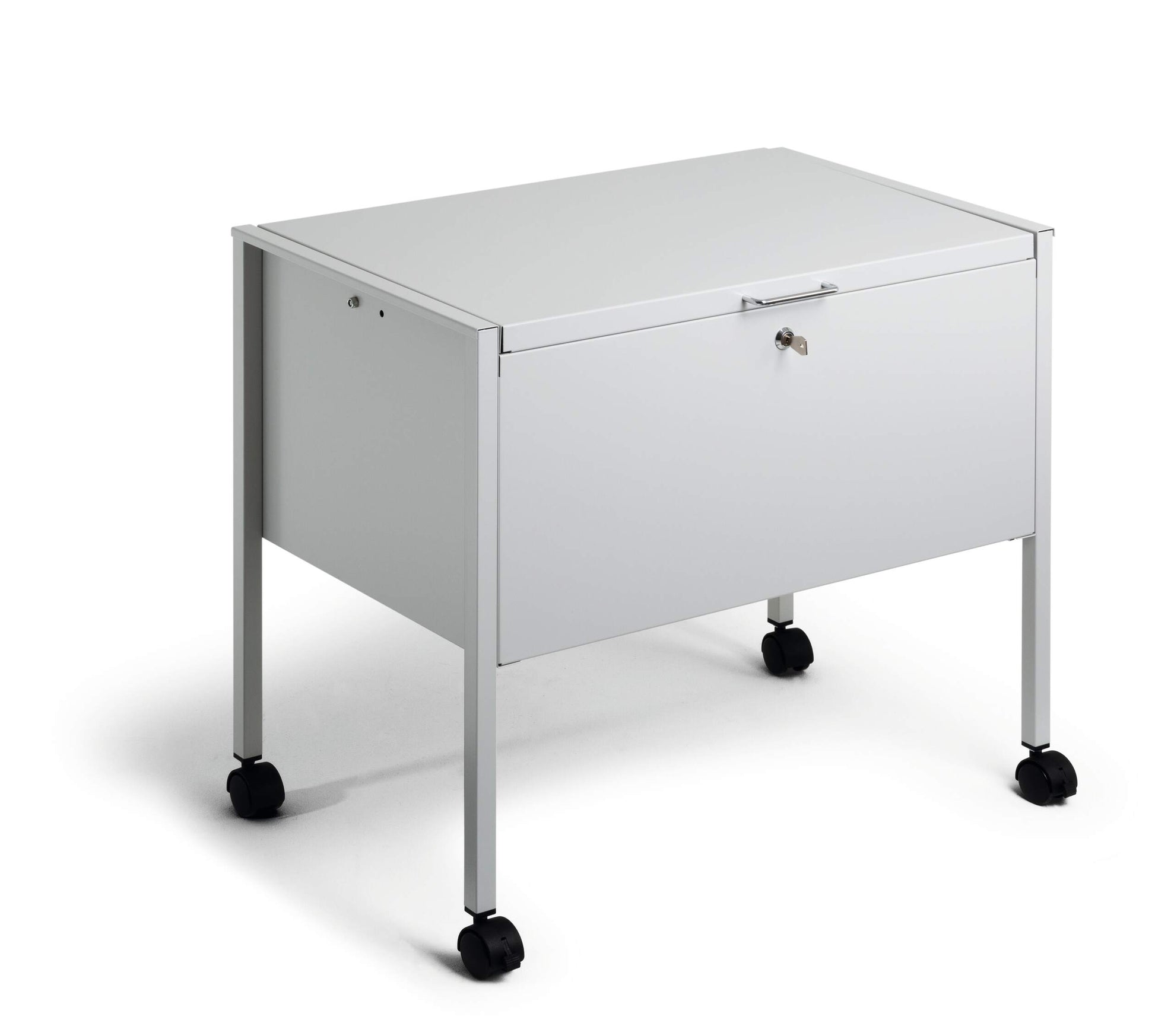 Durable ECO Locking Lid Suspension File Trolley | for 80 A4 Folders | Grey