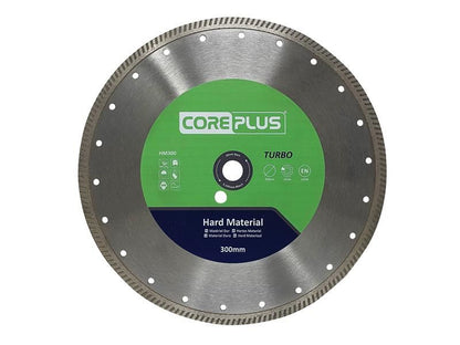 CorePlus CORDBHM300 HM300 Hard Material Turbo Diamond Blade 300mm