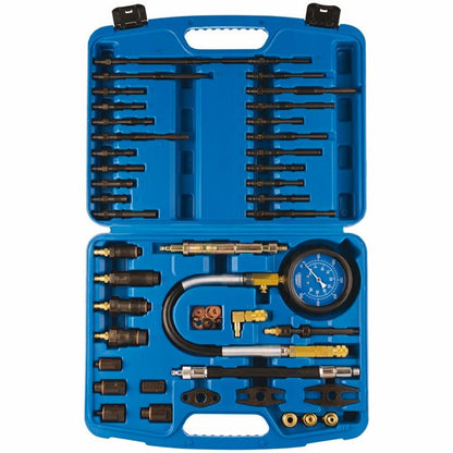 Draper MASTER COMPRESSION KIT - P&D 35886 Petrol and Diesel Master Engine Compression Test Kit (37 Piece)