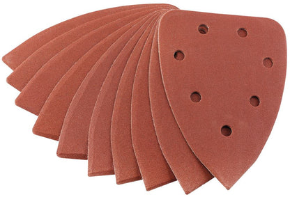 Draper 240G. H/L TRI-SANDDISC P10 92334 Aluminium Oxide Sanding Sheets (141 x 141 x 98mm)