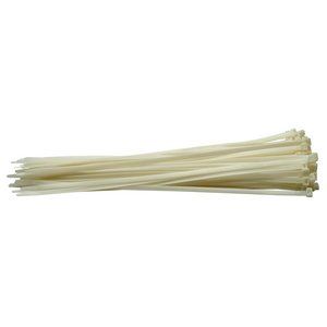 Draper 8.8X500MM CABLE TIE 100 WHITE 70410 Cable Ties (Pack of 100)