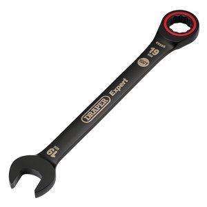 Draper 19.0MM RATCHETING SPANNER 03892 HI-TORQÂ® Metric Ratchet Combination Spanners, Black