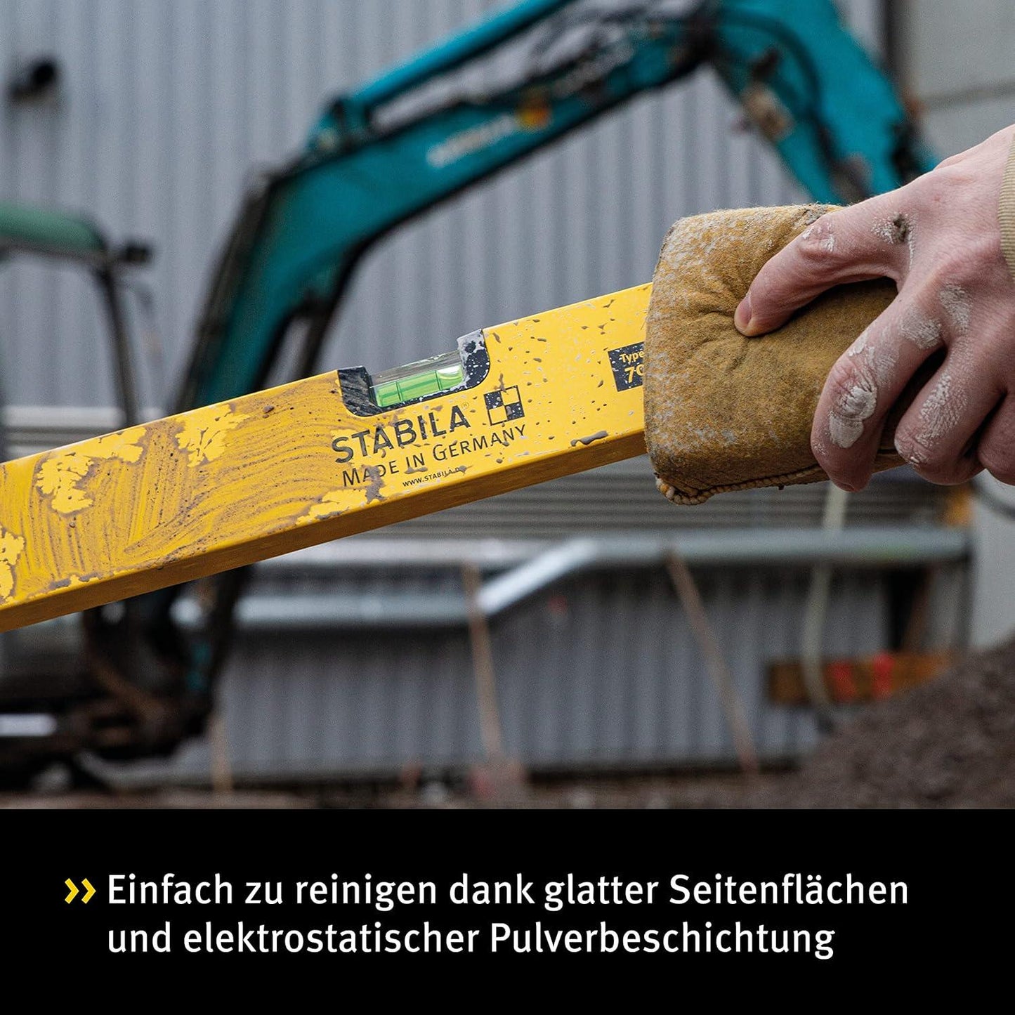 STABILA Type 70-2 Double Plumb Spirit Level All Sizes – 3 Vial Lightweight Aluminium Level with Long-Term Accuracy
