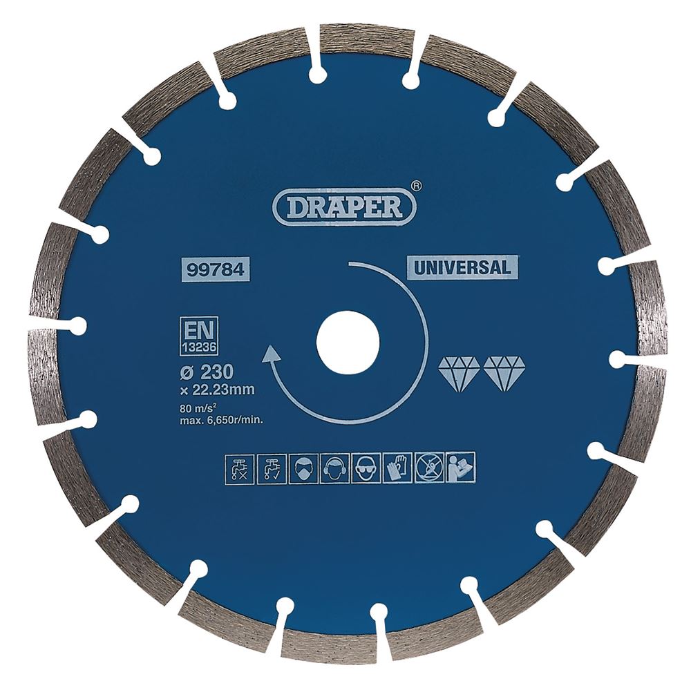 DRAPER 99784 - Segmented Diamond Blade, 230mm