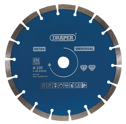 DRAPER 99784 - Segmented Diamond Blade, 230mm