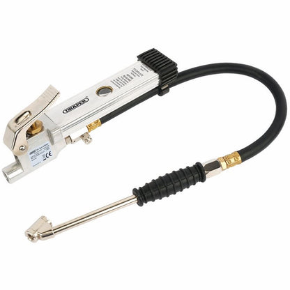 Draper AIR TYRE INFLATOR TWIN PUSH ON 36632 Air Line Inflator with Twin Open Ended Push On Connector