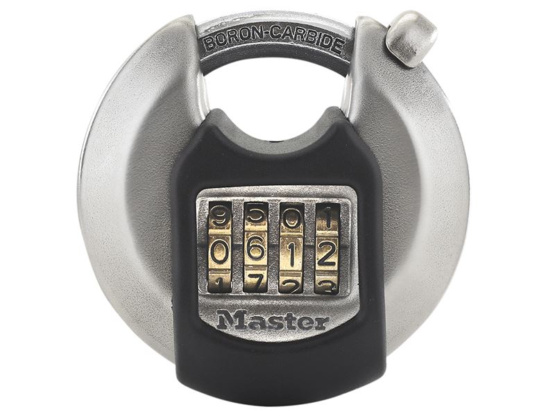 MasterLock M40EURDNUM Excell� Discus 4-Digit Combination 70mm Padlock