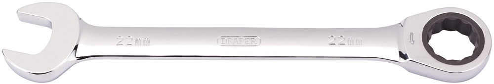 Draper 22.0MM RATCHETING SPANNER 31022 Draper HI-TORQÂ® Metric Ratcheting Combination Spanners