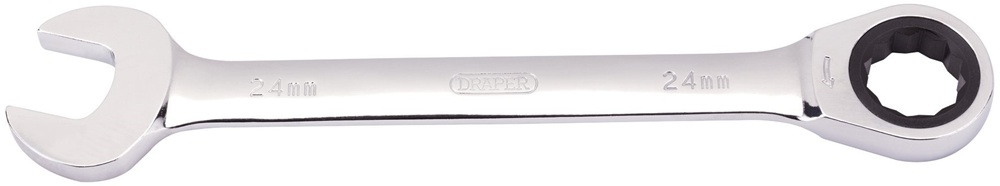 Draper 24.0MM RATCHETING SPANNER 31023 Draper HI-TORQÂ® Metric Ratcheting Combination Spanners