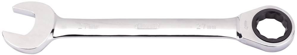 Draper 27.0MM RATCHETING SPANNER 31025 Draper HI-TORQÂ® Metric Ratcheting Combination Spanners