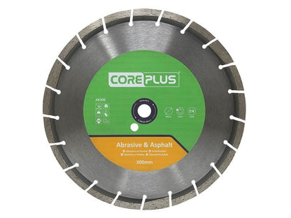 CorePlus CORDBAB300 AB300 Abrasive & Asphalt Diamond Blade 300mm