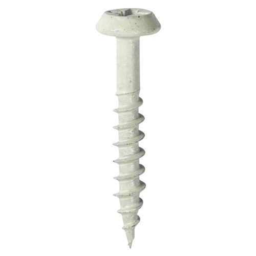 TIMCO Classic Rainwater Screw - Wht 6.0 x 40 White Pack 200