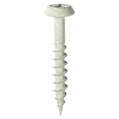TIMCO Classic Rainwater Screw - Wht 6.0 x 40 White Pack 200