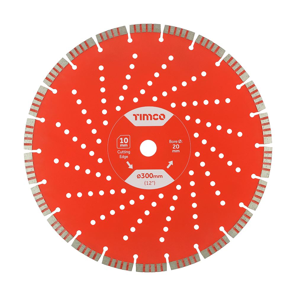 TIMCO Trade Diamond Blade Seg 300 x 20.0 Pack 1