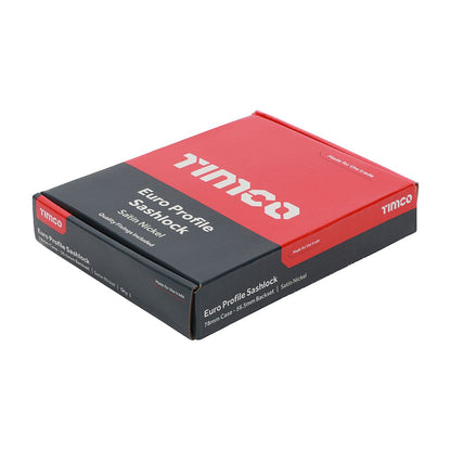 TIMCO Euro Sashlock Sat. Nickel 78mm Pack 1