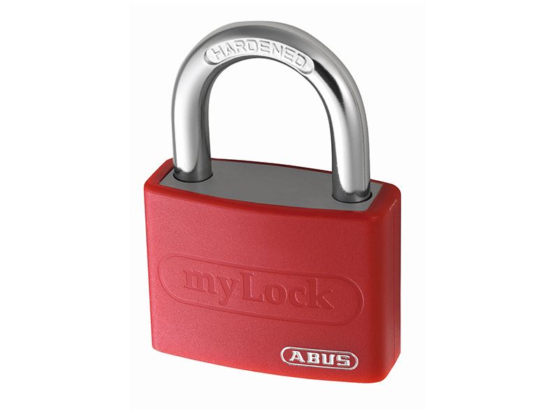 ABUS 50012 T65AL/40mm My Lock Aluminium Padlock Red