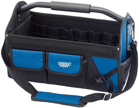 Draper FOLDING TOTE TOOL BAG 33L 31593 31593 Folding Tote with Tubular Steel Handle, 355mm