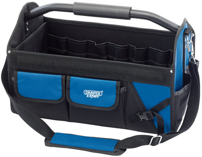 Draper FOLDING TOTE TOOL BAG 45L 31595 Folding Tote with Tubular Steel Handle, 610mm