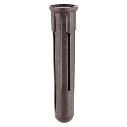 TIMCO Brown Plastic Plug 36mm Brown Pack 20