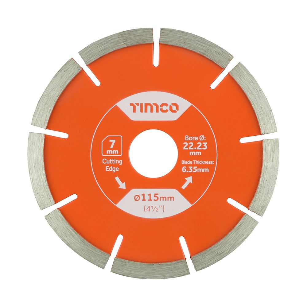 TIMCO GP Mortar Raking Diamond Blade 115 x 22.2 Pack 1