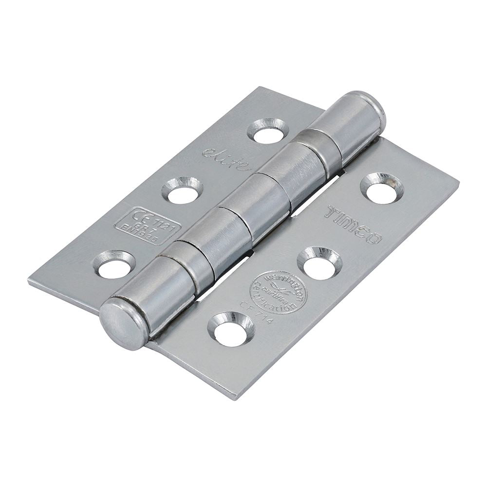 TIMCO 7 Fire Door Hinge PC 76 x 51 x 2.2 Pack 2