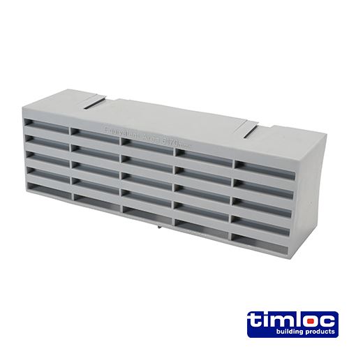 TIMCO Plastic Airbrick Grey 215 x 69 x 60 Grey Pack 20
