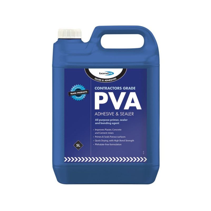 Pallet Deal 120 x Bond It BDAC5 Contractors Grade PVA Adhesive & Sealer 5L Primer Bonding Agent